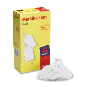 White marking tags