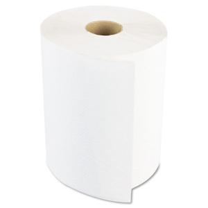 Boardwalk® White Paper Towel Rolls