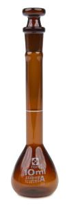 Flask volumetric amber class A 10 ml