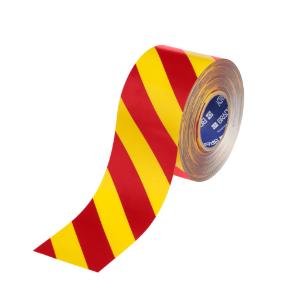 ToughStripe Max striped floor tape 4" red/yellow