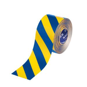 ToughStripe Max striped floor tape 4" blue/yellow