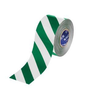 ToughStripe Max striped floor tape 4" green/white