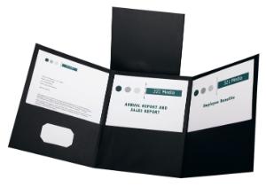 Oxford® Tri-Fold Pocket Folder