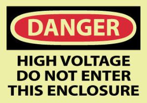 Voltage and Electrical Danger Signs, National Marker