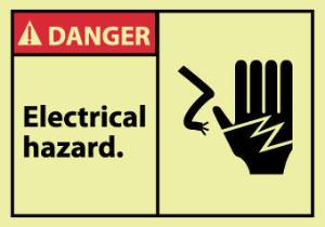 Voltage and Electrical Danger Signs, National Marker