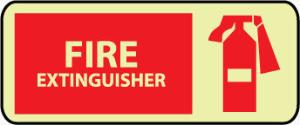 Fire Extinguisher Signs, National Marker