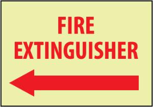 Fire Extinguisher Signs, Vertical, National Marker