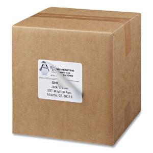 Avery shipping labels with trueblock technology