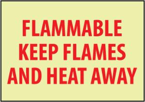 Hazardous Material Fire Signs, National Marker