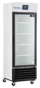 Laboratory refrigerator with glass door, 19 CF, exterior