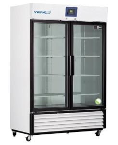 Laboratory refrigerator with glass door, 49 CF, exterior