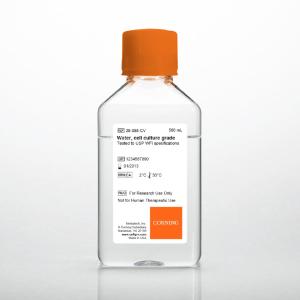 Water, Cell Culture Grade, tested to USP specifications for injection, sterile, Corning®