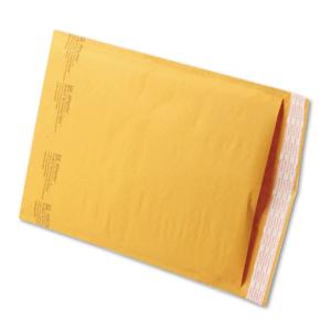 Self-seal mailer, side seam, golden brown