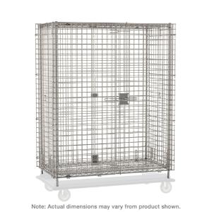 Metro super erecta heavy-duty dolly and plate caster security shelving unit