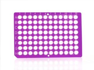 FrameStar 96 well non-skirted PCR plate, low profile, front