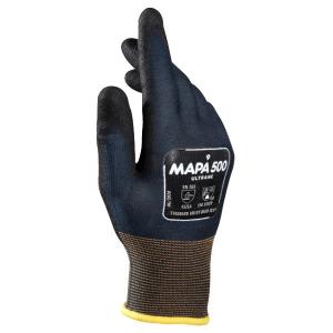 Ultrane 500 Grip and proof gloves, coated palms