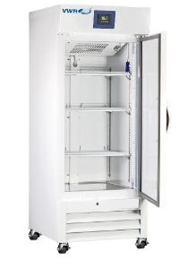 Solid door laboratory refrigerator 12 CF, interior