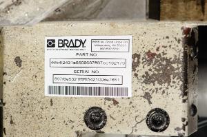 Brady® B30 series TouGHStripe® µltra aggressive polyester labels