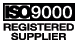 ISO 9000 Registered Supplier