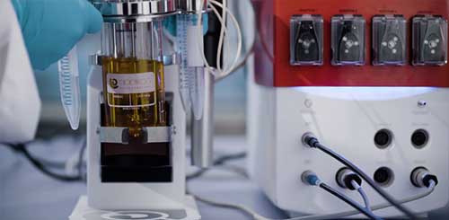 Applikon mini bioreactor with Cole-Parmer Miniflex pump